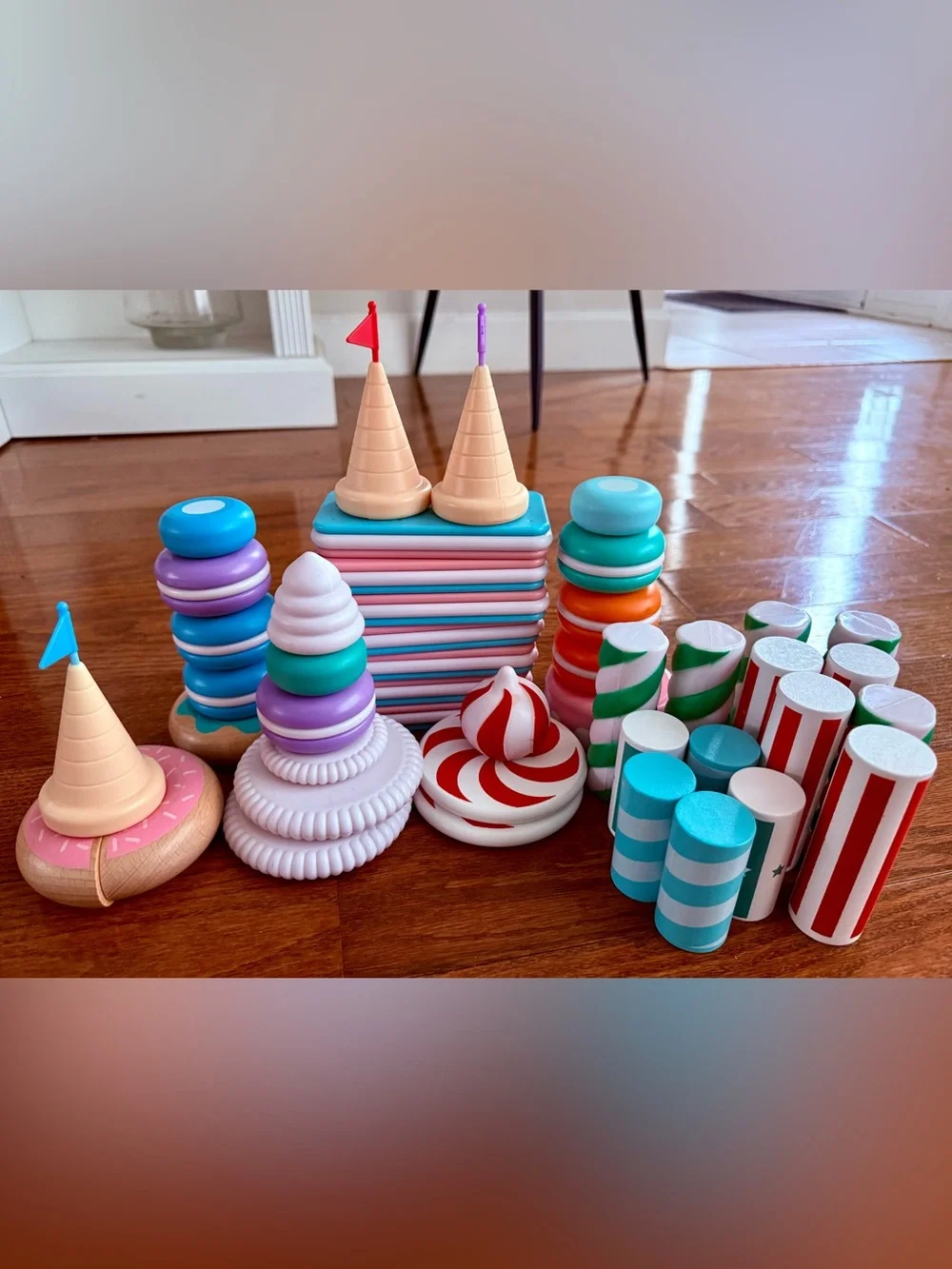FAO Schwarz Tasty Towers Castle Blocks Building Set